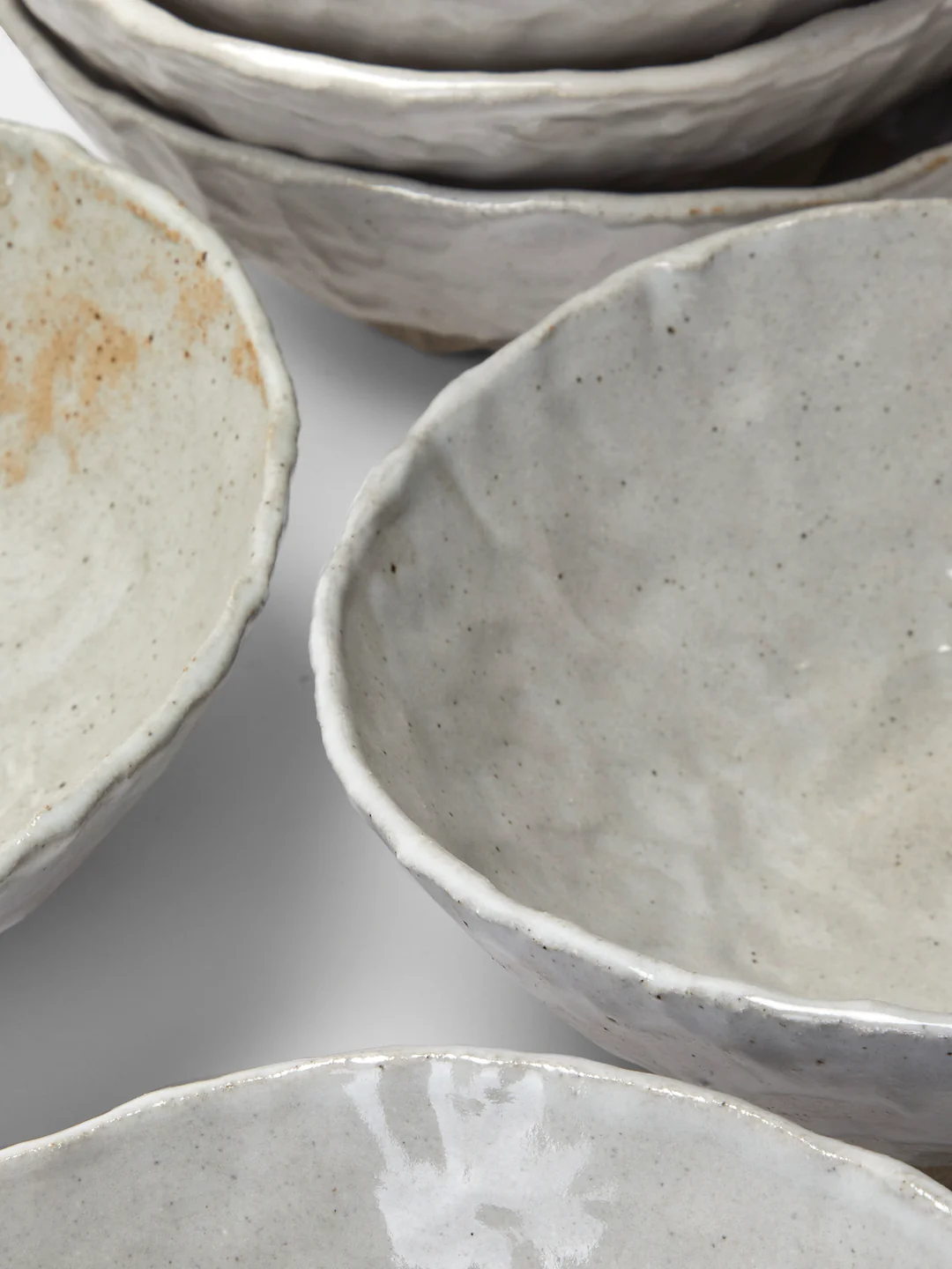 Estudio Vernís Wood-Fired Stoneware Large Bowls (Set of 6)
