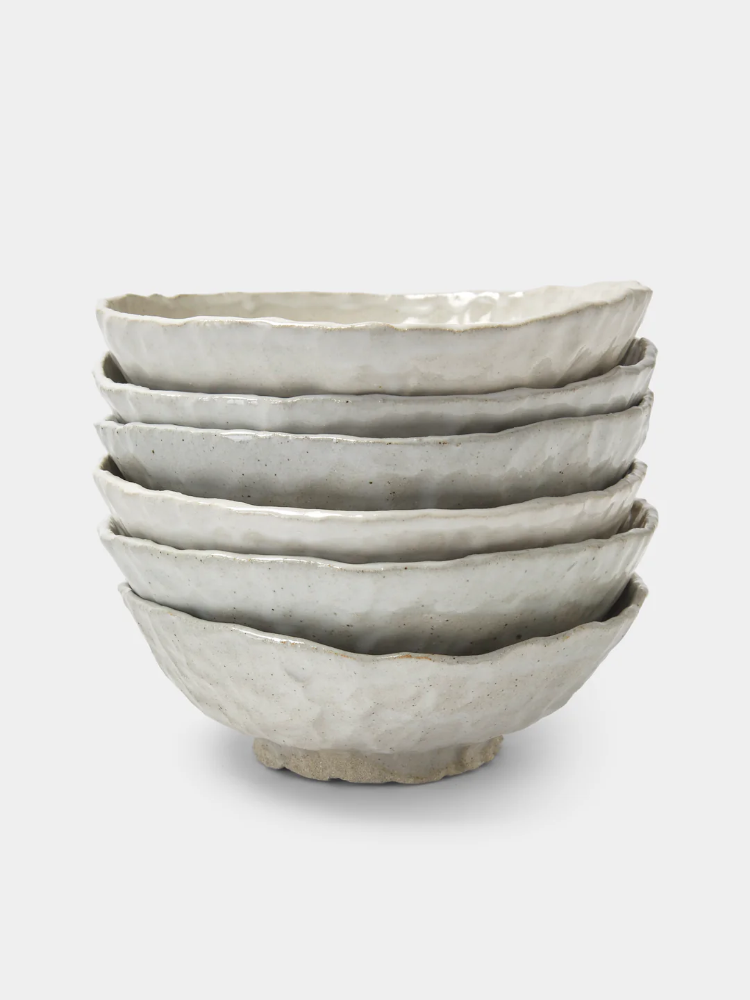 Estudio Vernís Wood-Fired Stoneware Large Bowls (Set of 6)