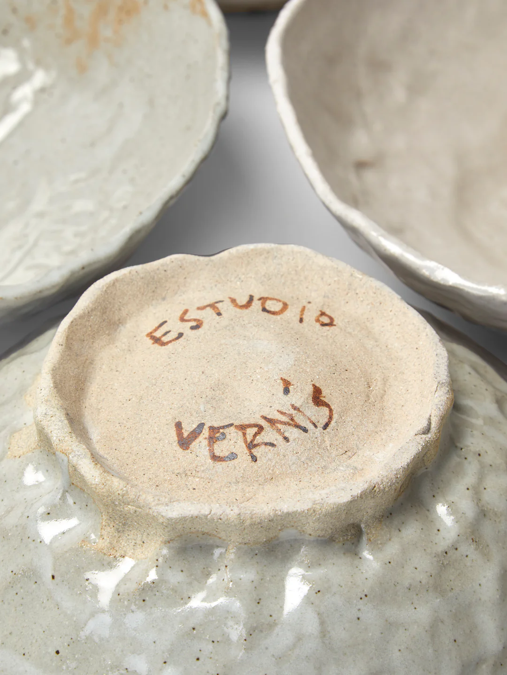 Estudio Vernís Wood-Fired Stoneware Large Bowls (Set of 6)