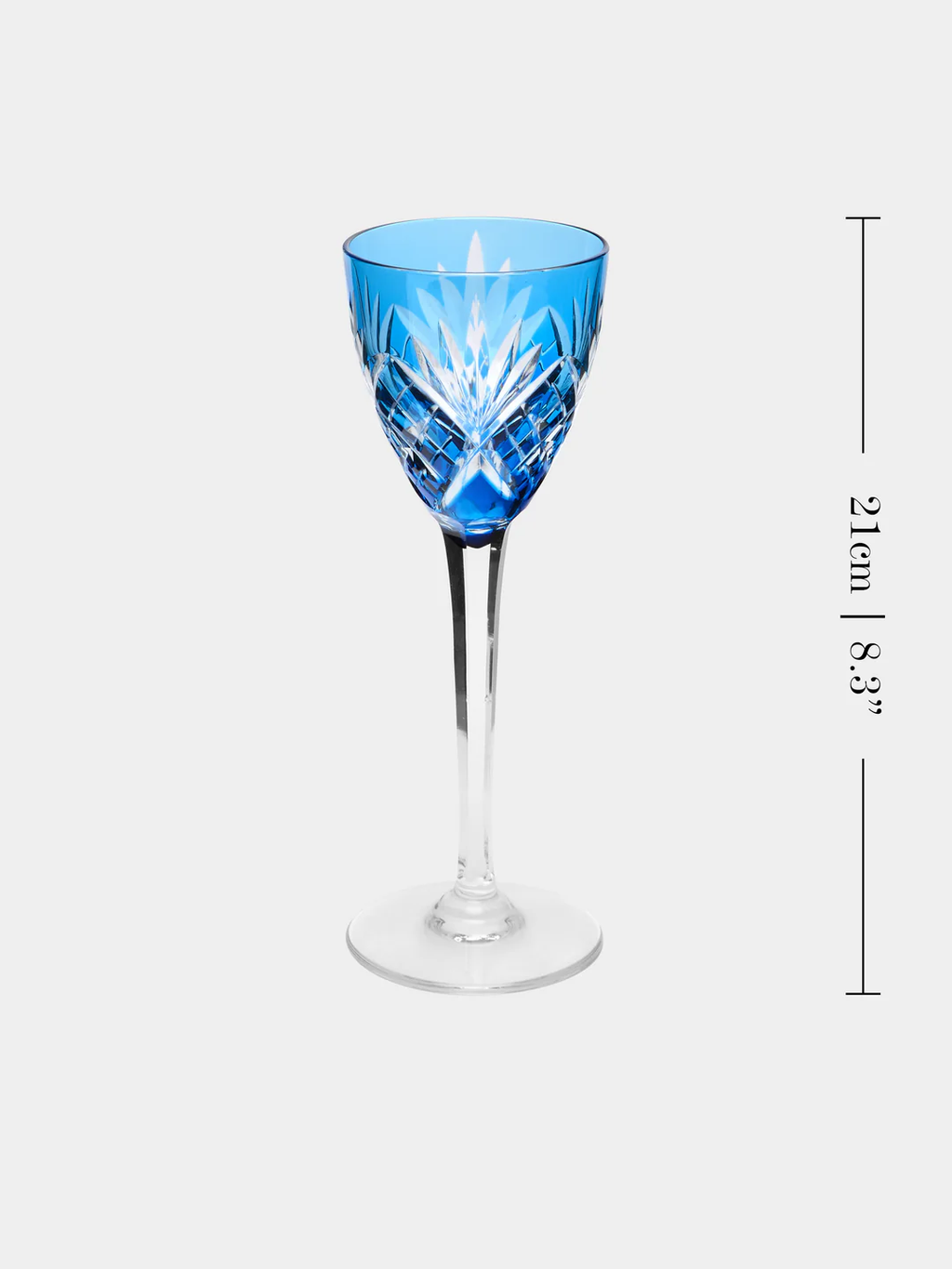 Antique and Vintage 1950s Saint Louis Chantilly Crystal Wine Glasses