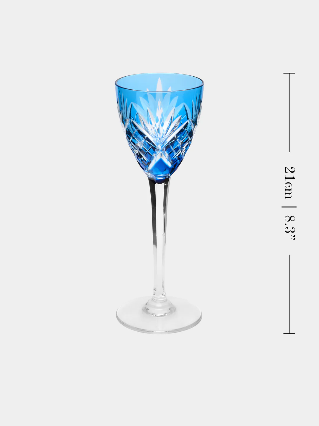 Antique and Vintage 1950s Saint Louis Chantilly Crystal Wine Glasses