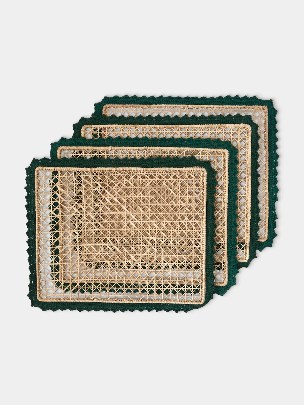CasaLatina Nubia Handwoven Werregue Palm Placemats (Set of 4)