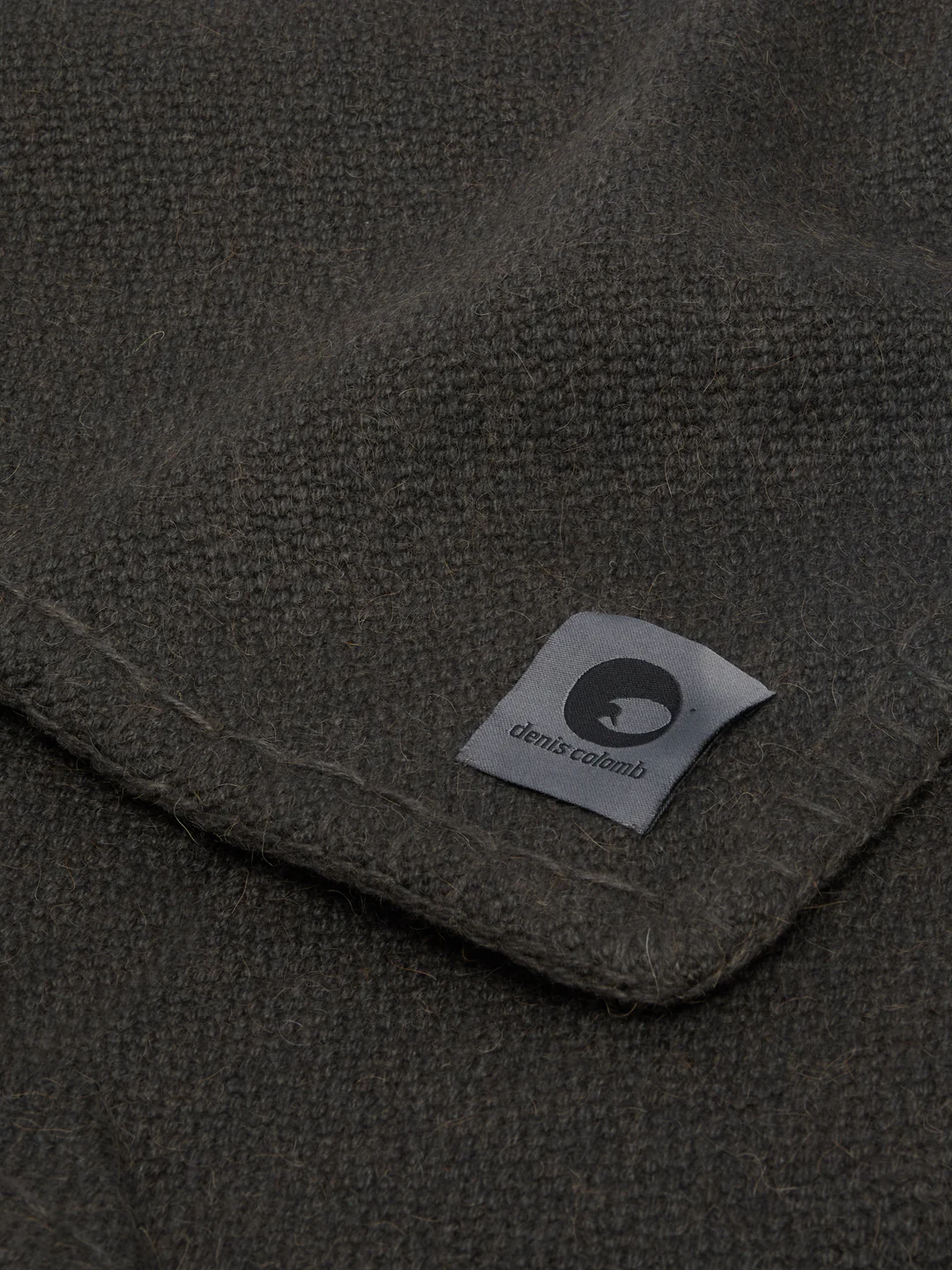 Denis Colomb Gobi Stitched-Edge Camel Wool King-Size Blanket (110in/2.8m)