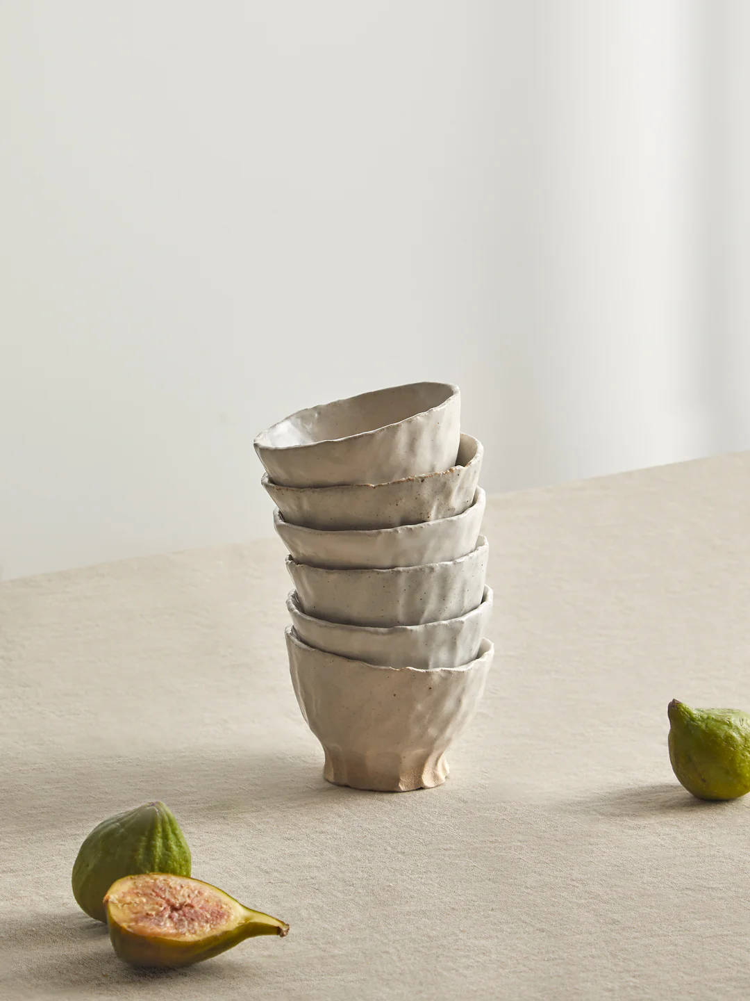 Estudio Vernís Wood-Fired Stoneware Snack Bowls (Set of 6)