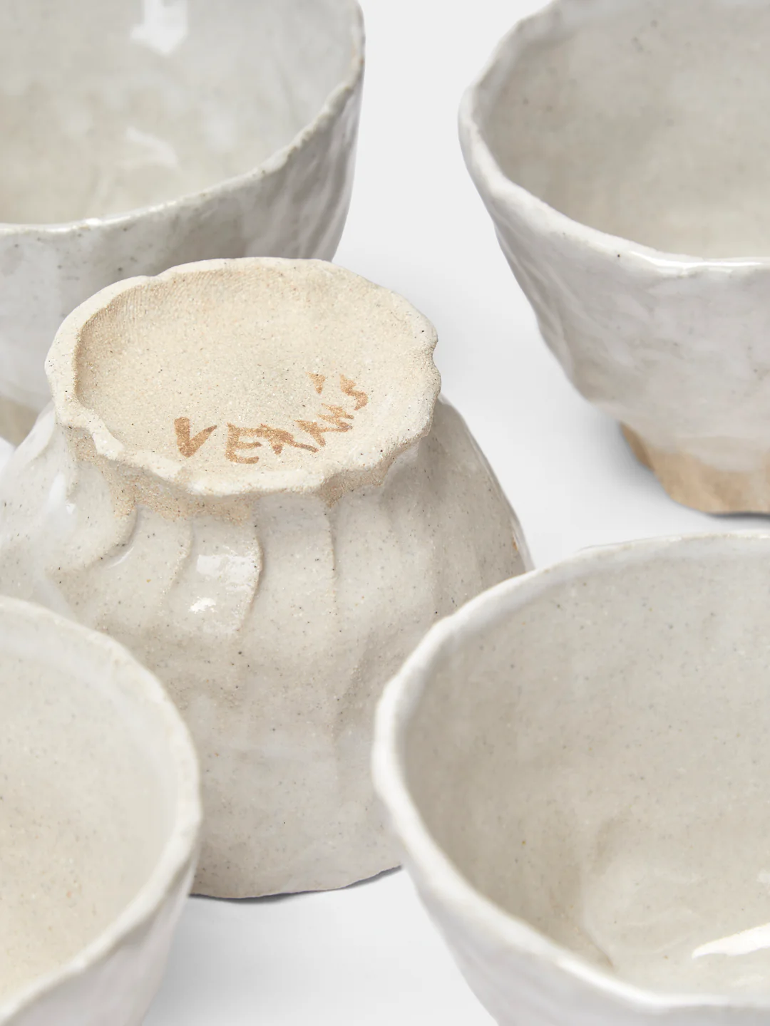 Estudio Vernís Wood-Fired Stoneware Snack Bowls (Set of 6)