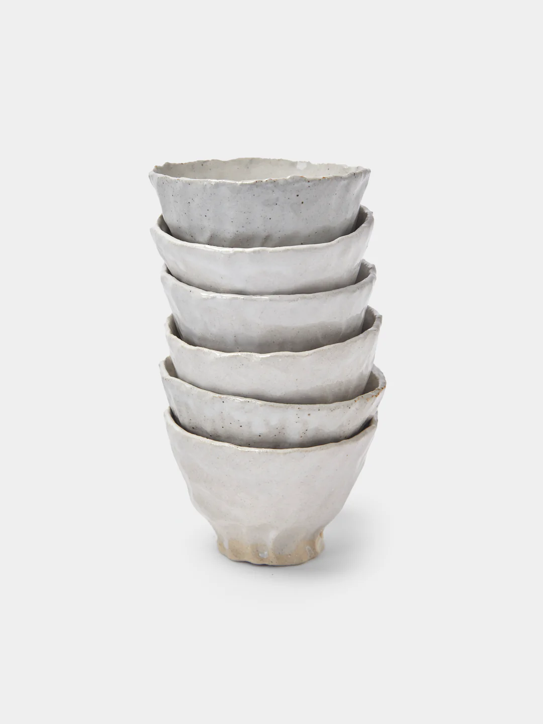 Estudio Vernís Wood-Fired Stoneware Snack Bowls (Set of 6)