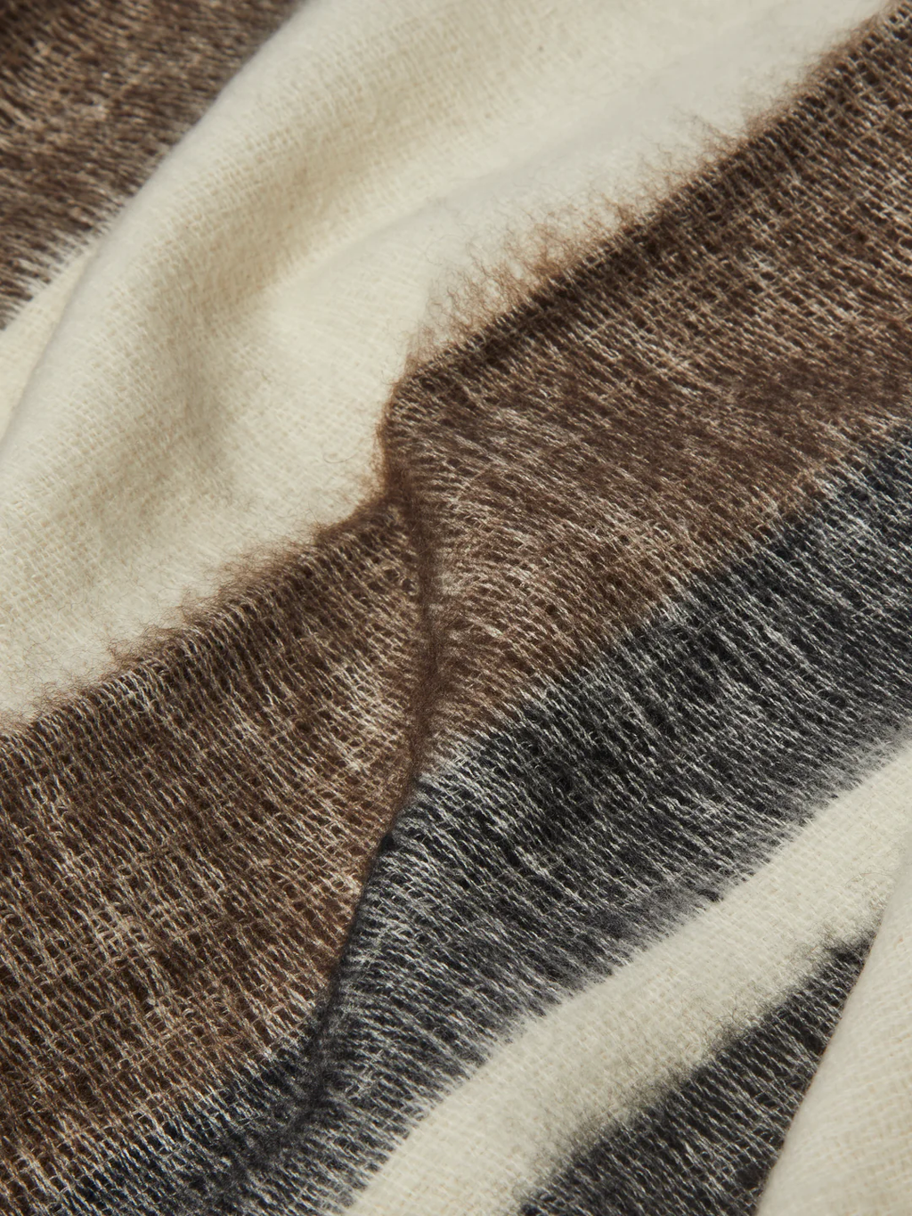 Denis Colomb Dolpo Striped Nomad Cashmere Blanket (79in/2m)