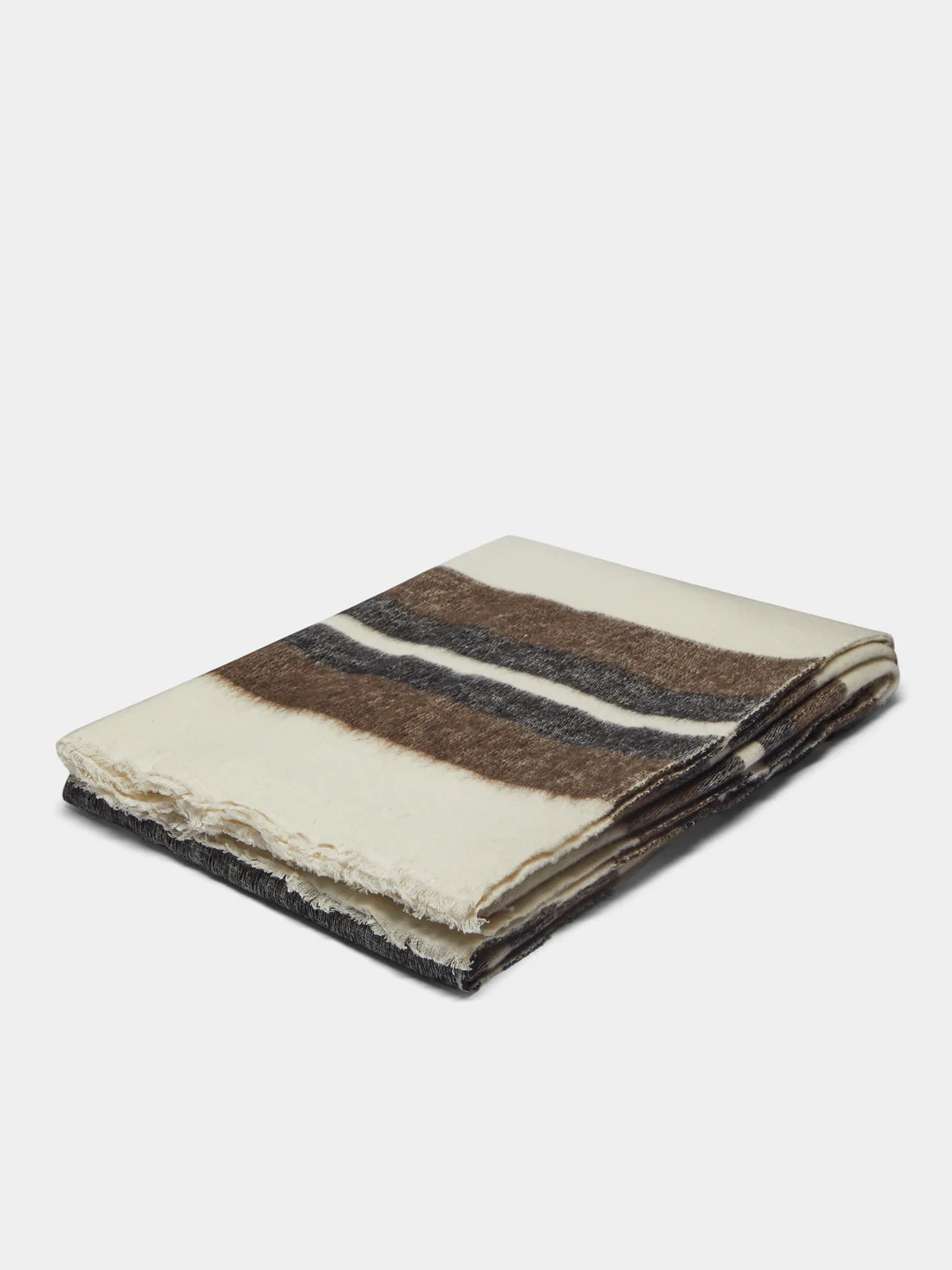 Denis Colomb Dolpo Striped Nomad Cashmere Blanket (79in/2m)