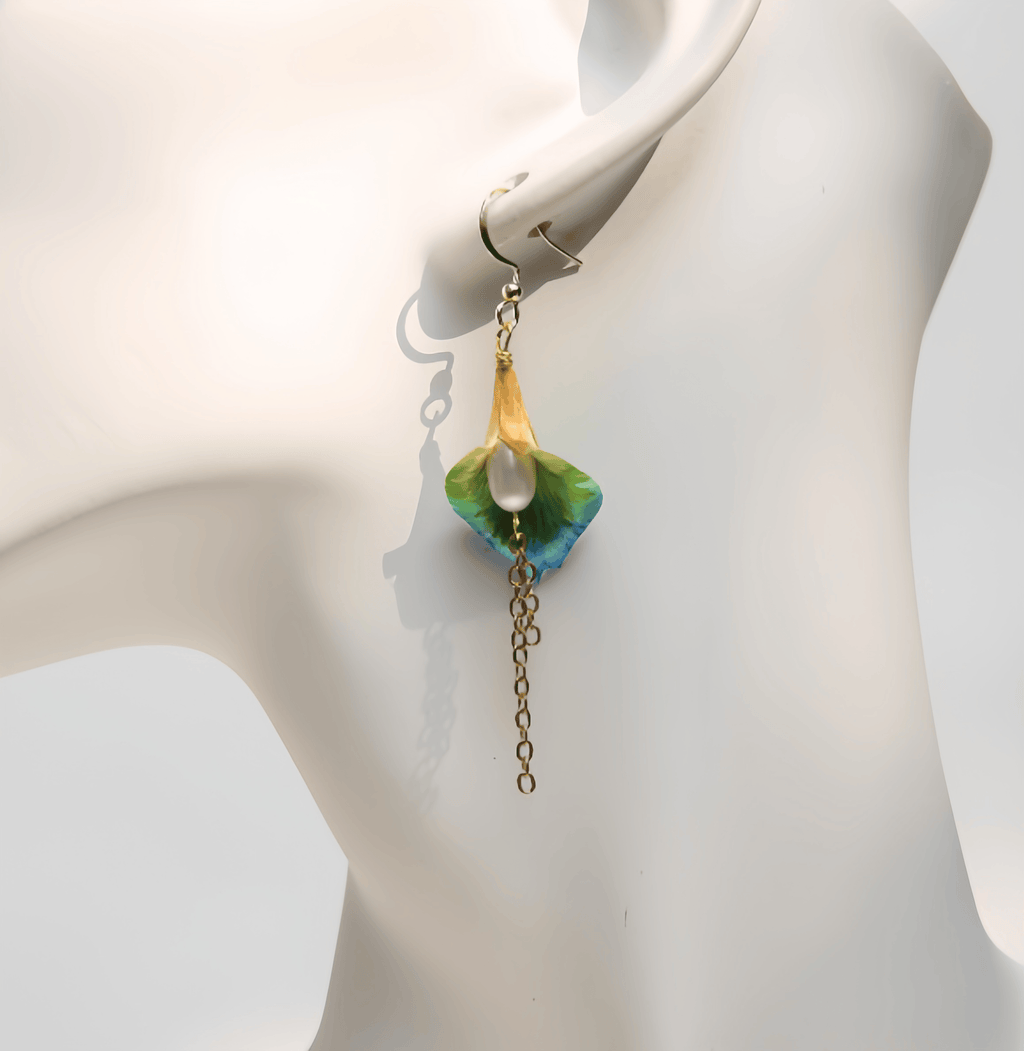 Handcrafted Heritage Calla Lily Earwear