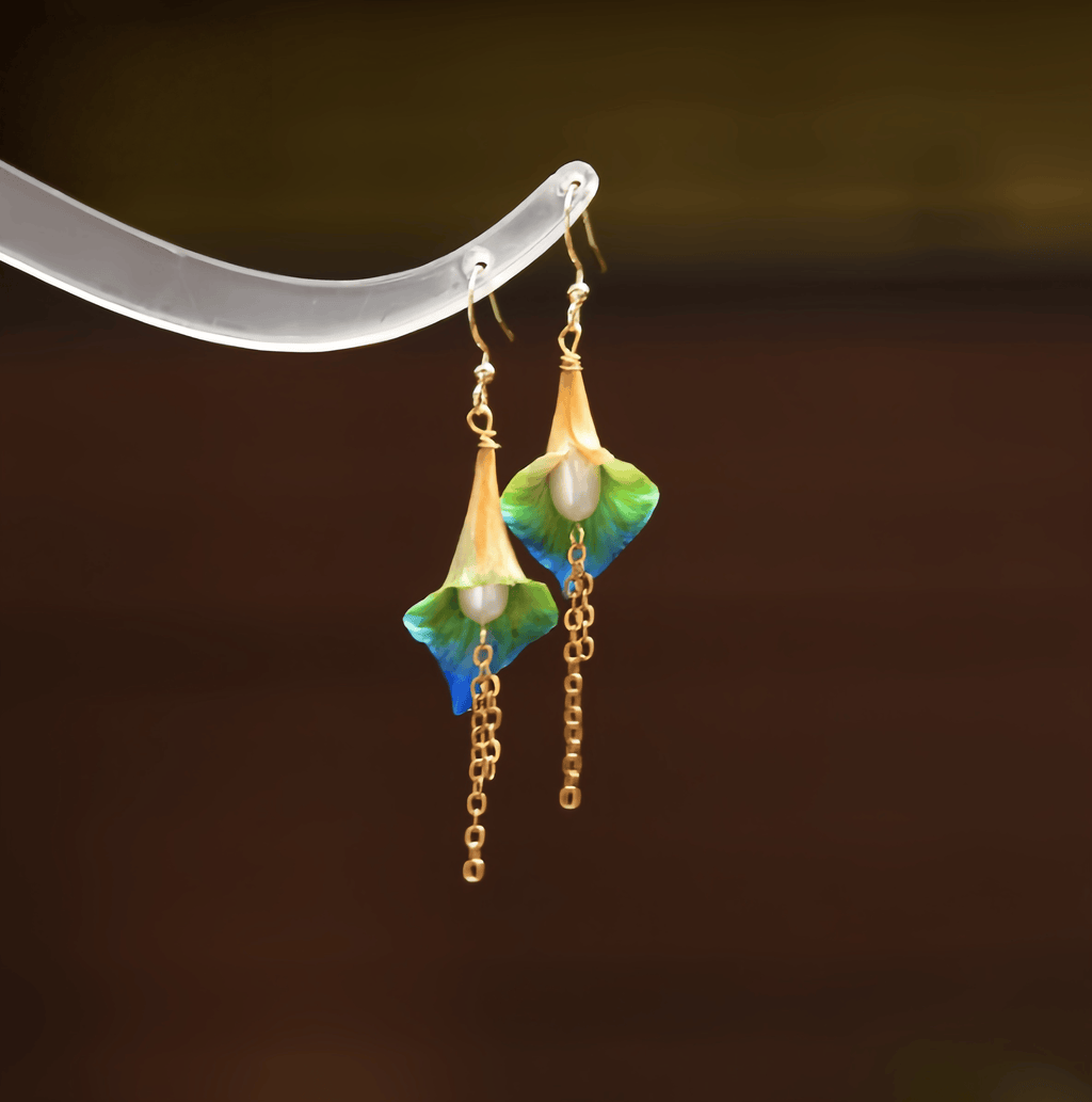 Handcrafted Heritage Calla Lily Earwear