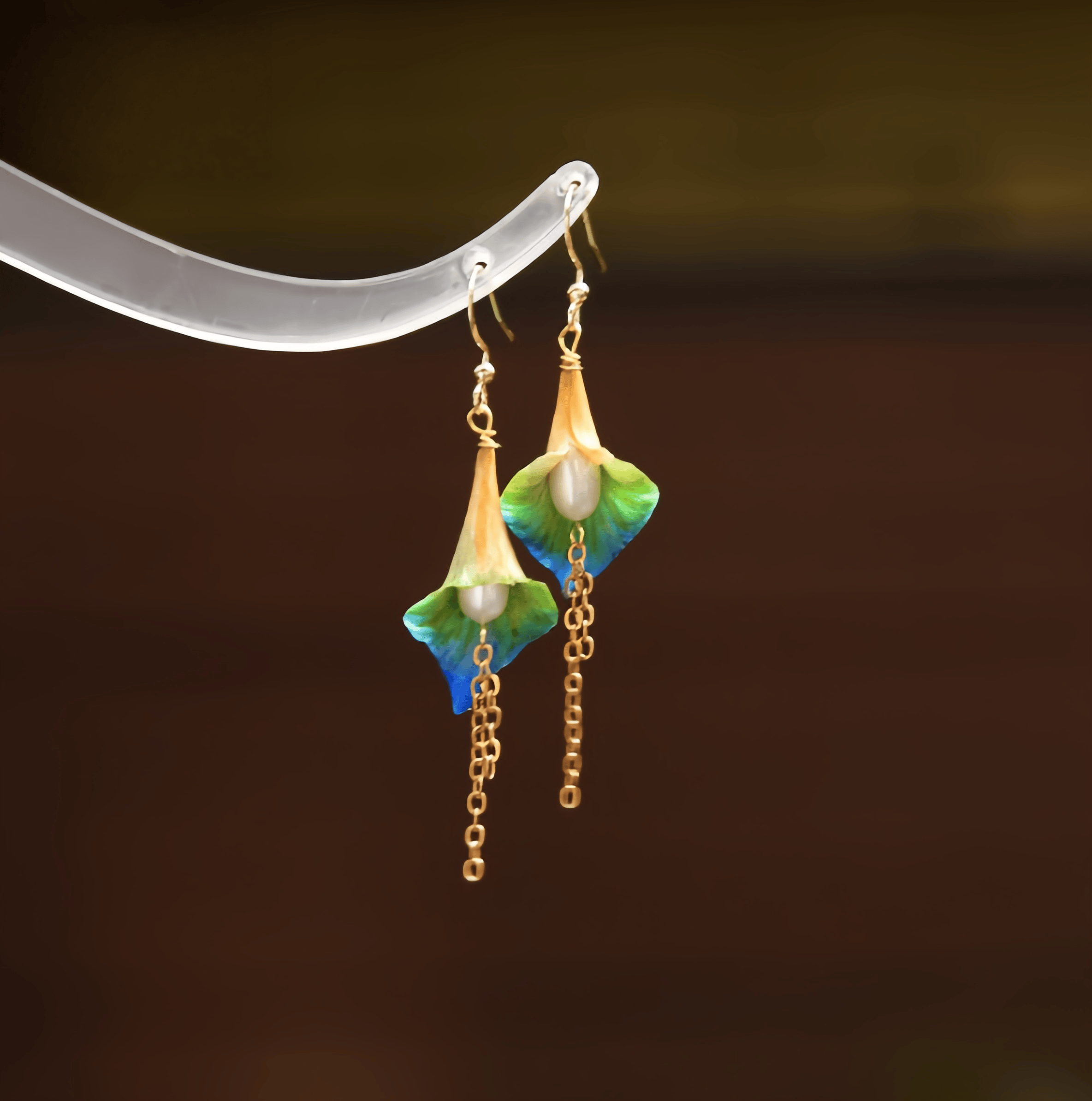 Handcrafted Heritage Calla Lily Earwear