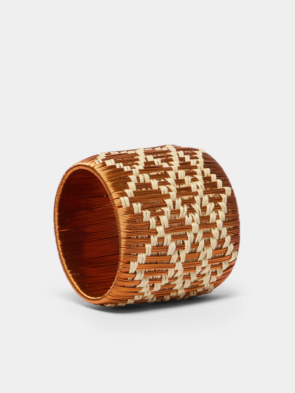 CasaLatina Pacifico Handwoven Werregue Palm Napkin Rings (Set of 4)